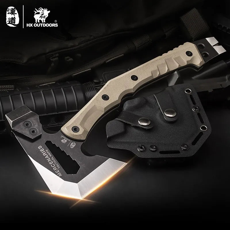 Mercenaries Full Tang Camping Survival Axe Hatchet Tactical  Multifunctional Hunting Tools Tomahawk Hammer