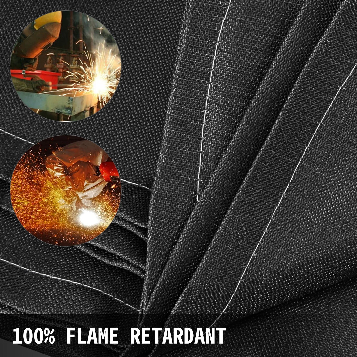 SucceBuy Welding Firesafe Fiberglass Blanket Emergency Survival Flame Retardant Safe Protective Equipment 6x10FT 8x10FT 10x10FT