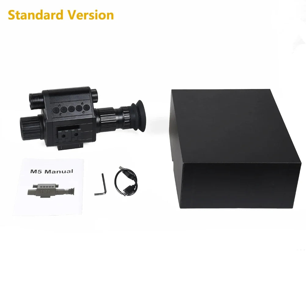 Digital Night Vision Monocular HD 1080P Infrared Night Vision Scope1X-4X Hunting Riflescope with Camera 940nm IR