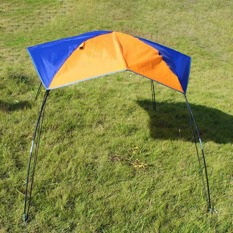 PVC Fishing Inflatable Boat Sun Shade Tent For 3-person 295X137*43CM Boats Tent Sun Shelter Sun Canopy Beach Sunshade Tent