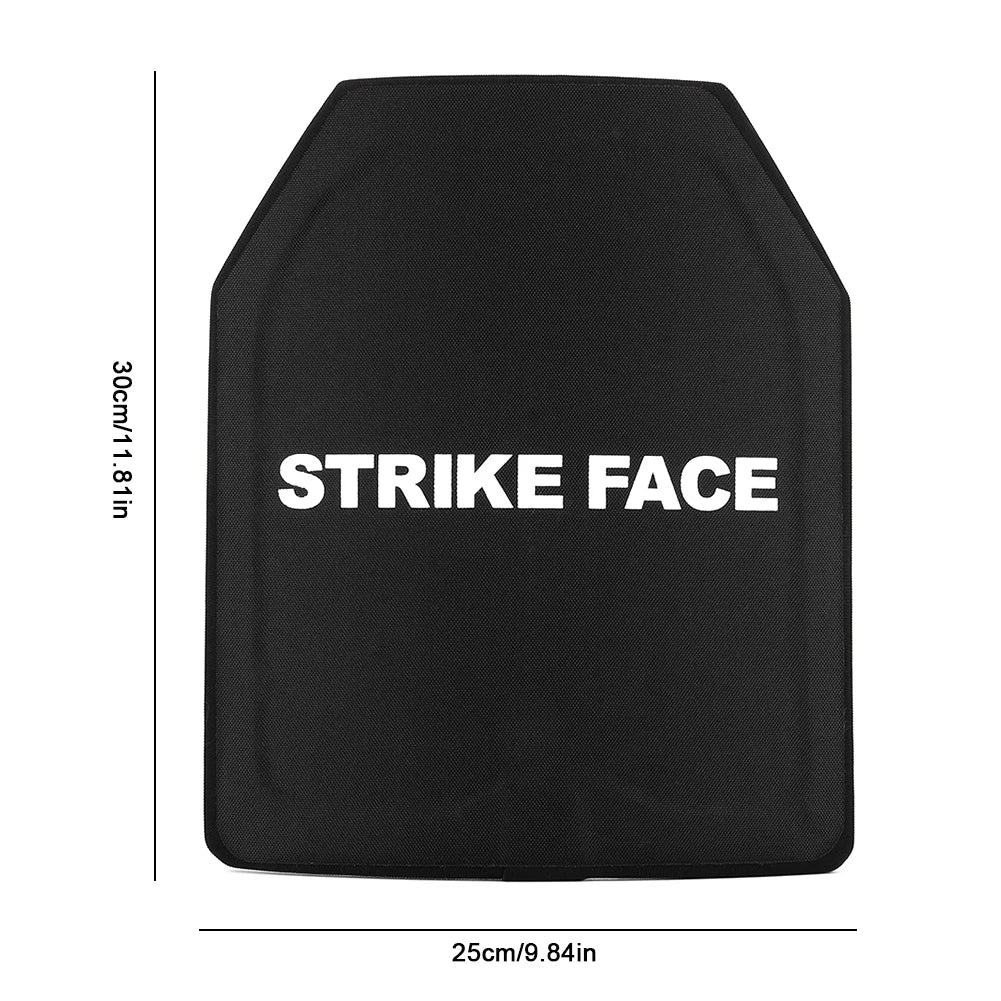1-5PCS PE IIIA Anti Bullet Anti Stab Proof Composite Steel Plate For Tactical Safety Vest Ballistic Body Armour Board 25x30cm