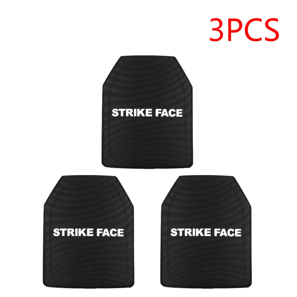 1-5PCS PE IIIA Anti Bullet Anti Stab Proof Composite Steel Plate For Tactical Safety Vest Ballistic Body Armour Board 25x30cm