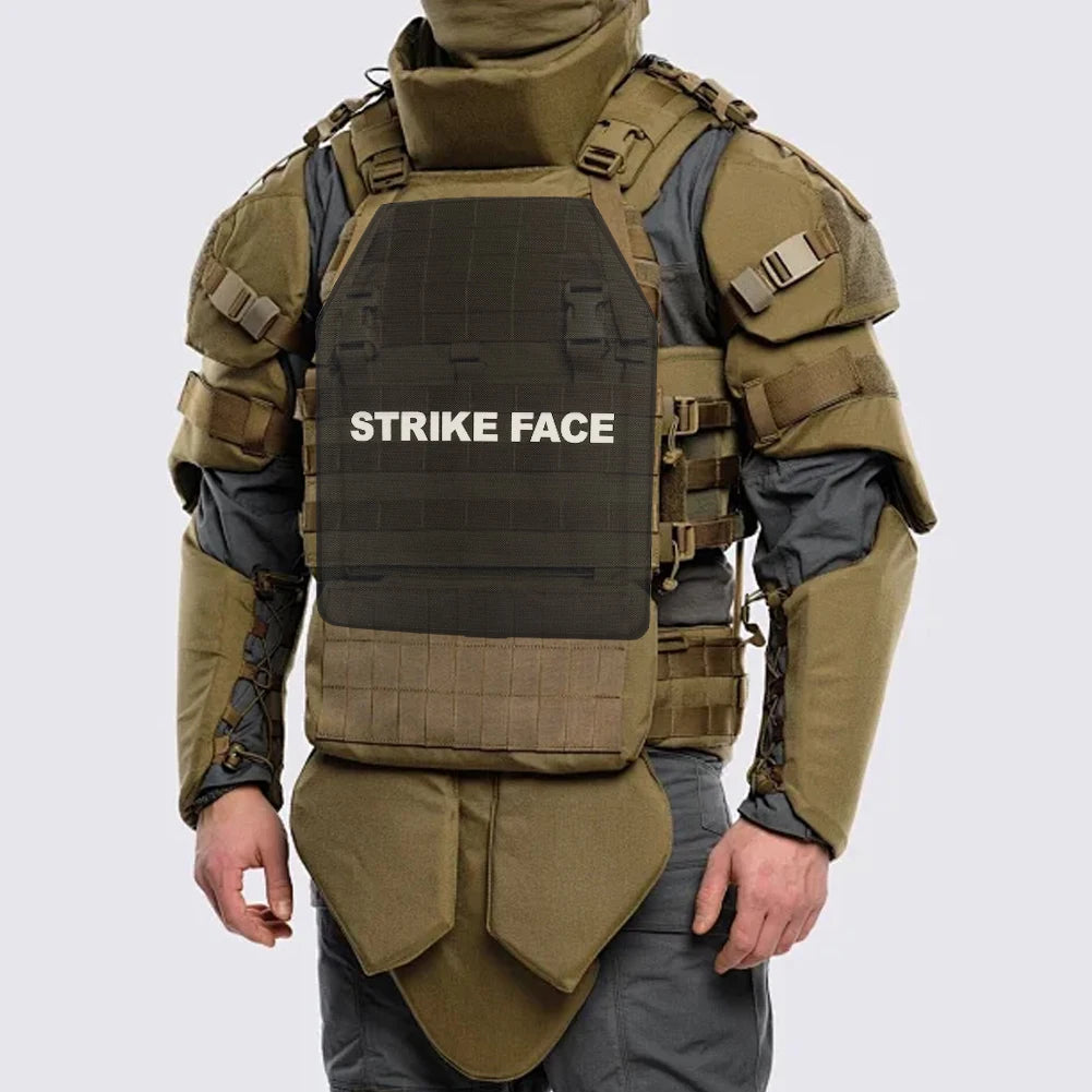 1-5PCS PE IIIA Anti Bullet Anti Stab Proof Composite Steel Plate For Tactical Safety Vest Ballistic Body Armour Board 25x30cm
