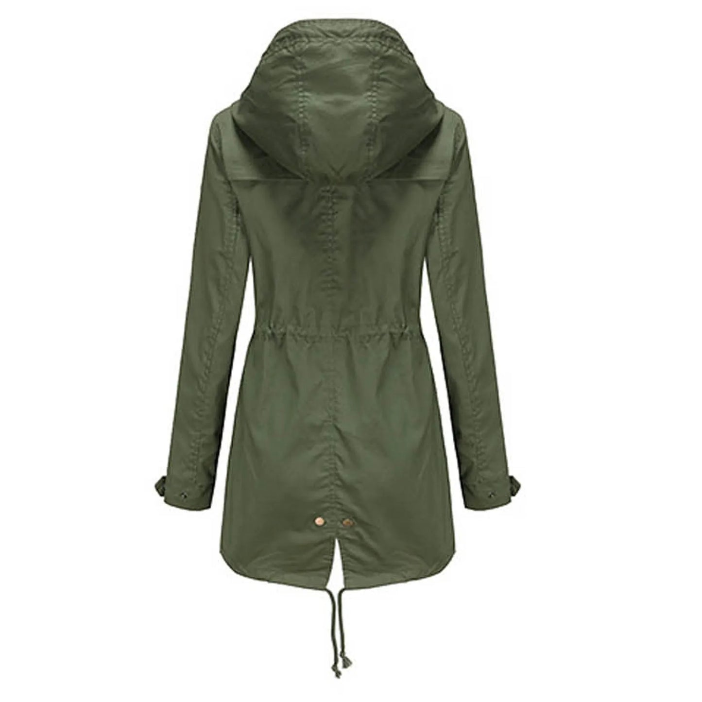 Women Light Jacket Active Outdoor Trench Windbreaker Coat Hooded Lightweight Plus Size Waterproof Zipper Outwear Trench Jackets