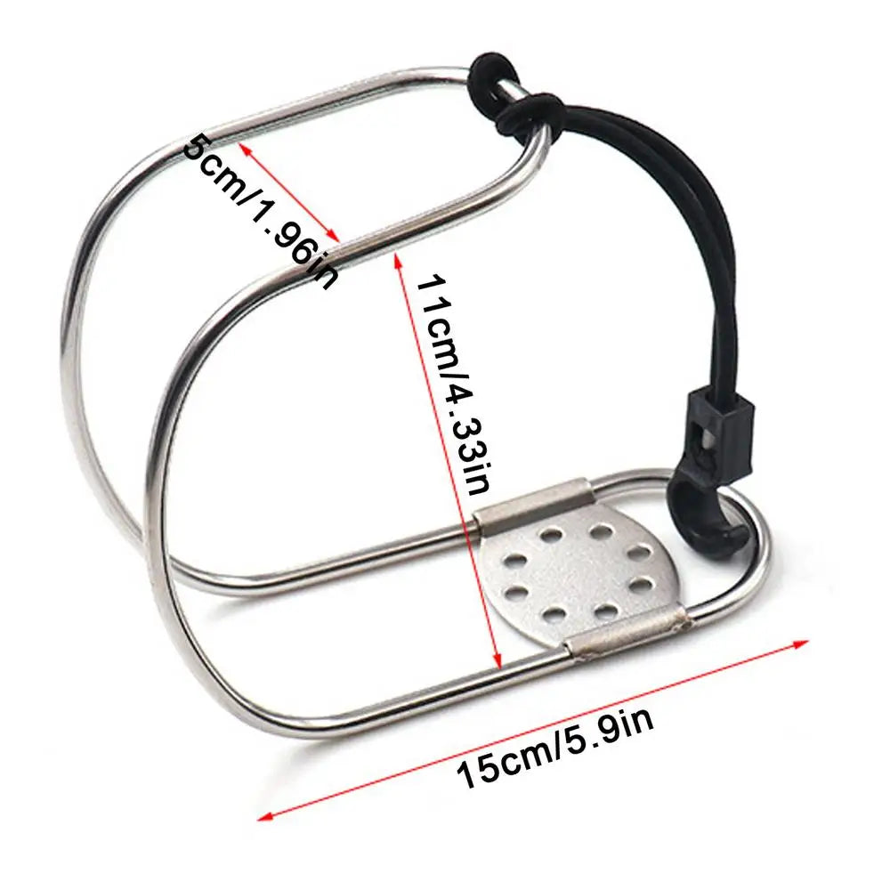 Life Ring Buoy Bracket Stainless Steel Adjustable Life Buoy Bracket Wear-Resistant Life Buoy Mount Multipurpose Life Buoy Holder